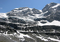 Mont Ruan and its hanging glacier
