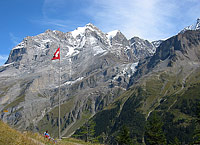 The Jungfrau, as seen from Obersteinberg