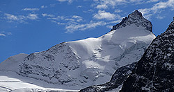 Detail of the Pointe de Zinal, one of the 4000m+