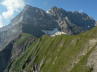 The Dardeu ridge, connecting the Dent de Valère to the Cîme de l'Est