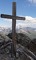 Summital cross on the Trubelstock