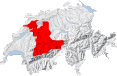 Map of Berner Oberland