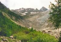 Bottom part of Trient glacier