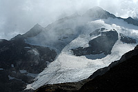 Pizzo Ferrè (3103m, 10180ft) as seen from the bivouac