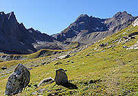 Comba des Thoules. Col des Ceingles, Petit Golliat, Grand Golliat