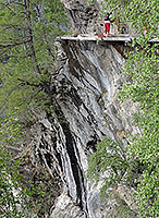 Le fameux passage (optionnel) du bisse de Gorperi