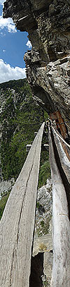 Le fameux passage (optionnel) du bisse de Gorperi