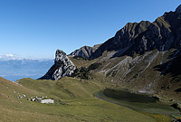 The Lac de Lovenex, overhanging the Lac Léman