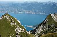 Montreux, Rhône river, Moléson, ...