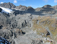 Vue plongeante sur la Cabane de Prafleuri