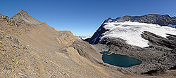 Wasenhorn, hut and Chaltwassergletscher