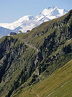 Hotel Belalp and Mischabel range