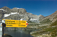 Salanfe lake