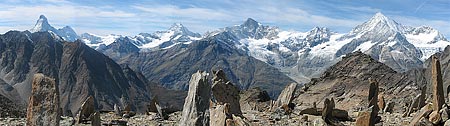 A formidable view awaits the hiker who makes the effort to the Weingartensattel