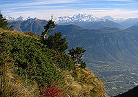 Rhône valley and Grand Combin